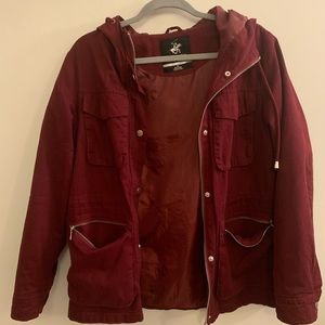 Maroon Fall Jacket